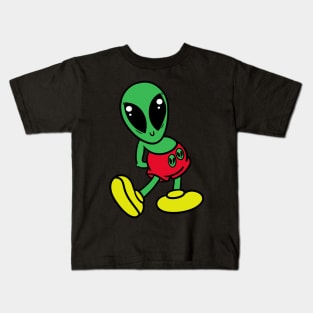 Alien Vintage Kids T-Shirt